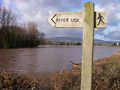 'Wysg Fawr' or the Usk in flood - geograph.org.uk - 355868.jpg