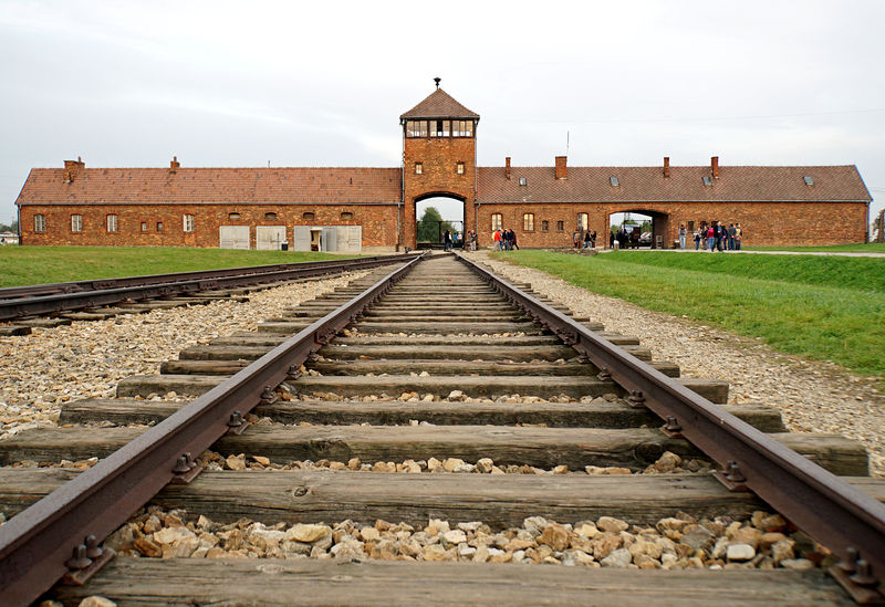 Soubor:Poland-01415-Birkenau Rails of Death-DJFlickr.jpg