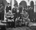 Yalta Conference (Churchill, Roosevelt, Stalin) (BW).jpg