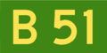 Australian Alphanumeric State Route B51.png