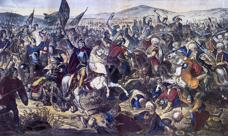Soubor:Battle of Kosovo, Adam Stefanović, 1870.jpg