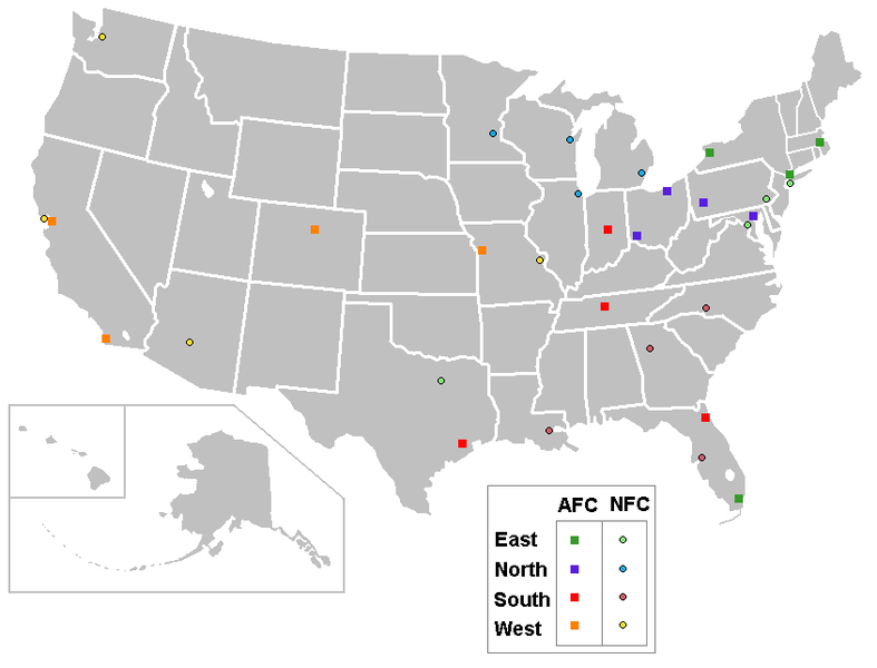 Soubor:NFL teams locations.PNG