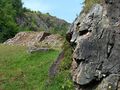 "Rock Face" - Rhymney Valley Ridgeway Footpath - geograph.org.uk - 896107.jpg