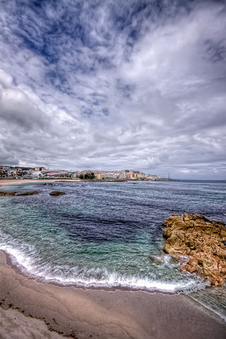 Playa de Riazor, La Coruňa HDR 2.jpg