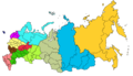 Map of Russia - Economic regions, 2008-03-01.png