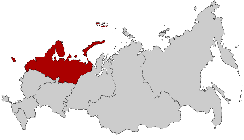 Soubor:Map of Russia - Northwestern Federal District.png