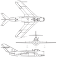 MiG-17 3-view drawing.png