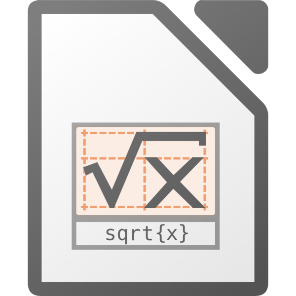 Soubor:LibreOffice 6.1 Math Icon.png