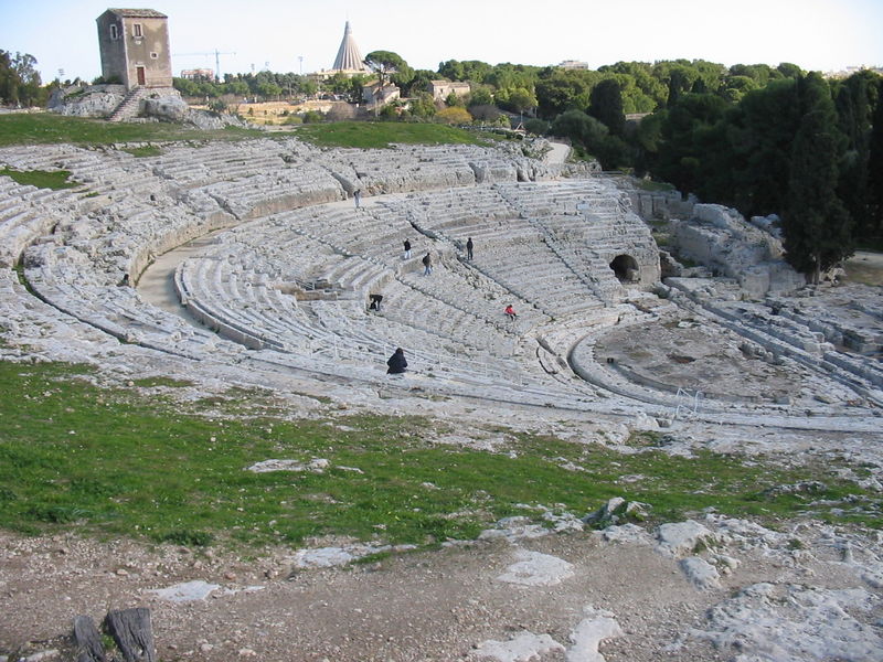 Soubor:Theatre at Syracuse, Sicily.jpg