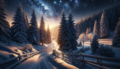 Winterwunderland Verschneite Tannen und funkelnde Lichterketten-MVFlickr.png