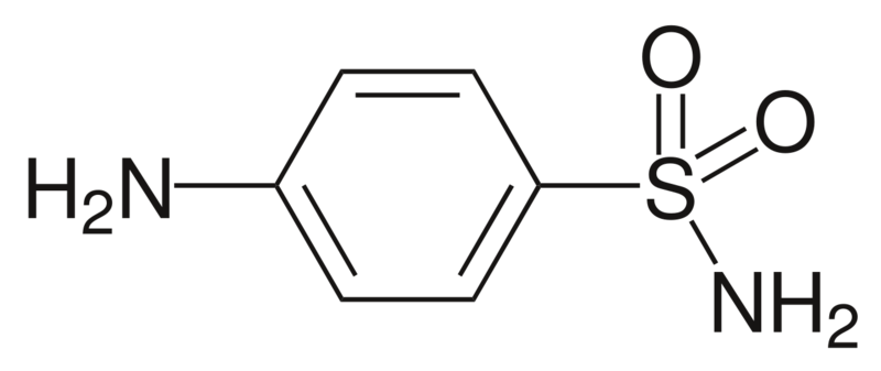 Soubor:Sulfanilamide-skeletal.png