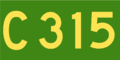 Australian Alphanumeric State Route C315.png