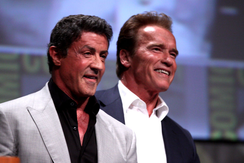 Soubor:Sylvester Stallone & Arnold Schwarzenegger (7588431980).jpg