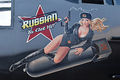 Nose-art on B-25J Mitchell 430456 Russian Ta Get Ya (N747AF).jpg