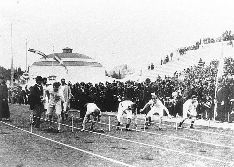 Soubor:100m Athens 1896 partenza.jpg