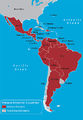 Malaria-endemic countries western hemisphere CDC.jpg