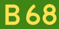 Australian Alphanumeric State Route B68.png