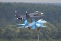 Sukhoi Su-35UB and Su-47 at MAKS-2003 airshow.jpg