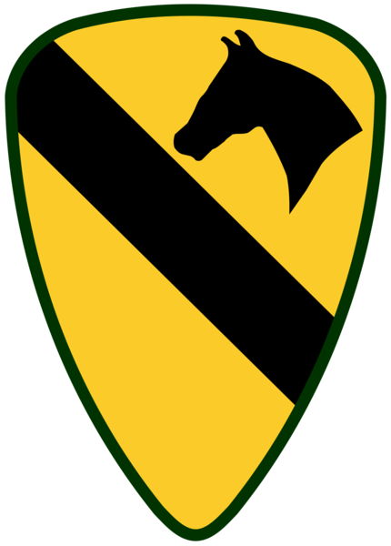 Soubor:1 Cav Shoulder Insignia.png