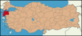 Latrans-Turkey location Çanakkale.png