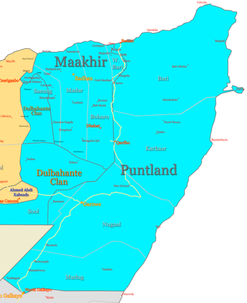 Soubor:Puntland map regions.png