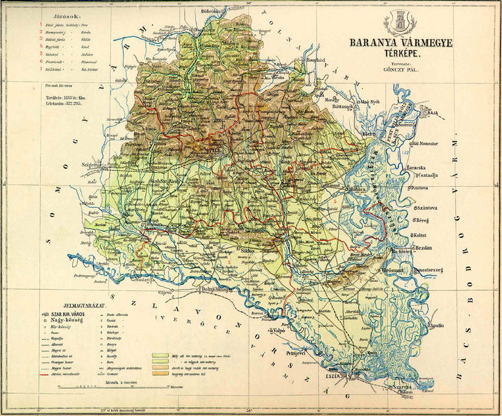 Soubor:Baranya county map (1891).jpg