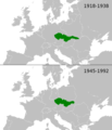 Czechoslovakia location map.png