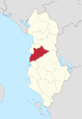 Tirana County in Albania.png