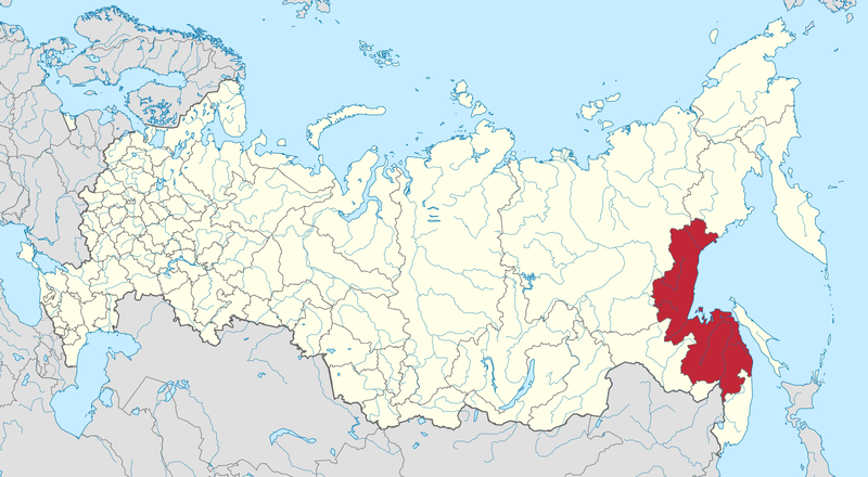 Soubor:Map of Russia - Khabarovsk Krai.png