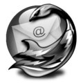 Mozilla-thunderbird bw.png