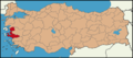 Latrans-Turkey location İzmir.png