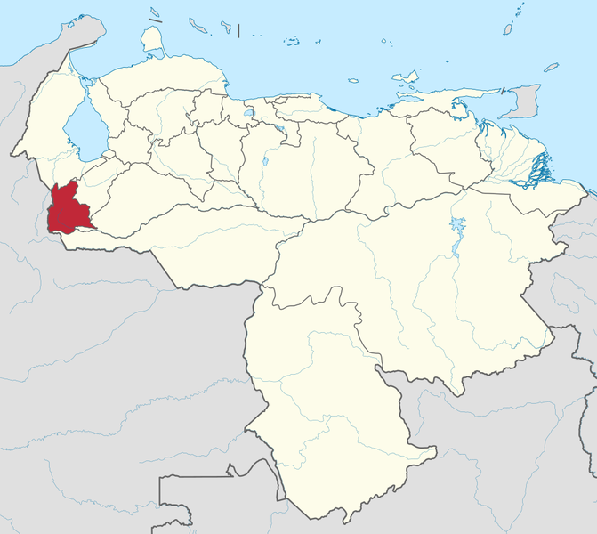 Soubor:Tachira in Venezuela.png