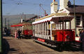 'Toastrack' cars at Laxey, Manx Electric Railway - geograph.org.uk - 784610.jpg