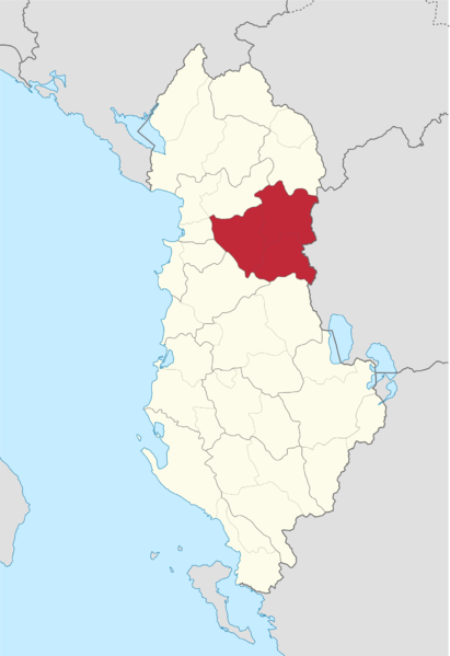 Soubor:Diber County in Albania.png