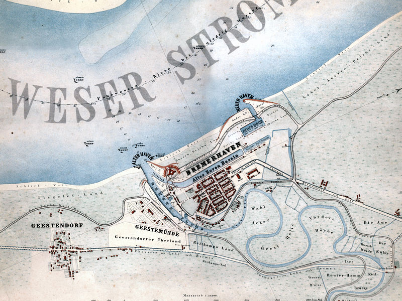 Soubor:Map of Bremerhaven 1849.jpg