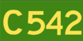 Australian Alphanumeric State Route C542.PNG