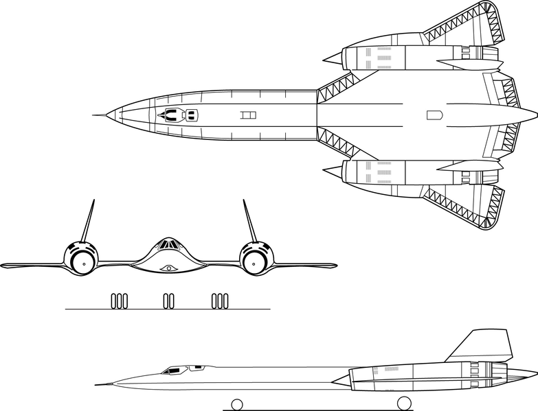 Soubor:Lockheed SR-71A 3view.png