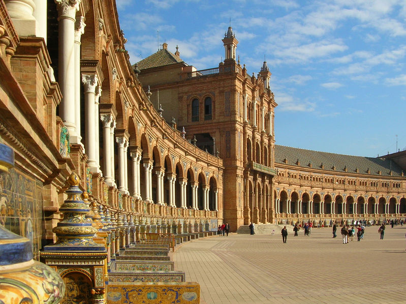 Soubor:Espagne Séville Place d'Espagne.JPG