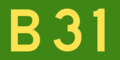 Australian Alphanumeric State Route B31.png